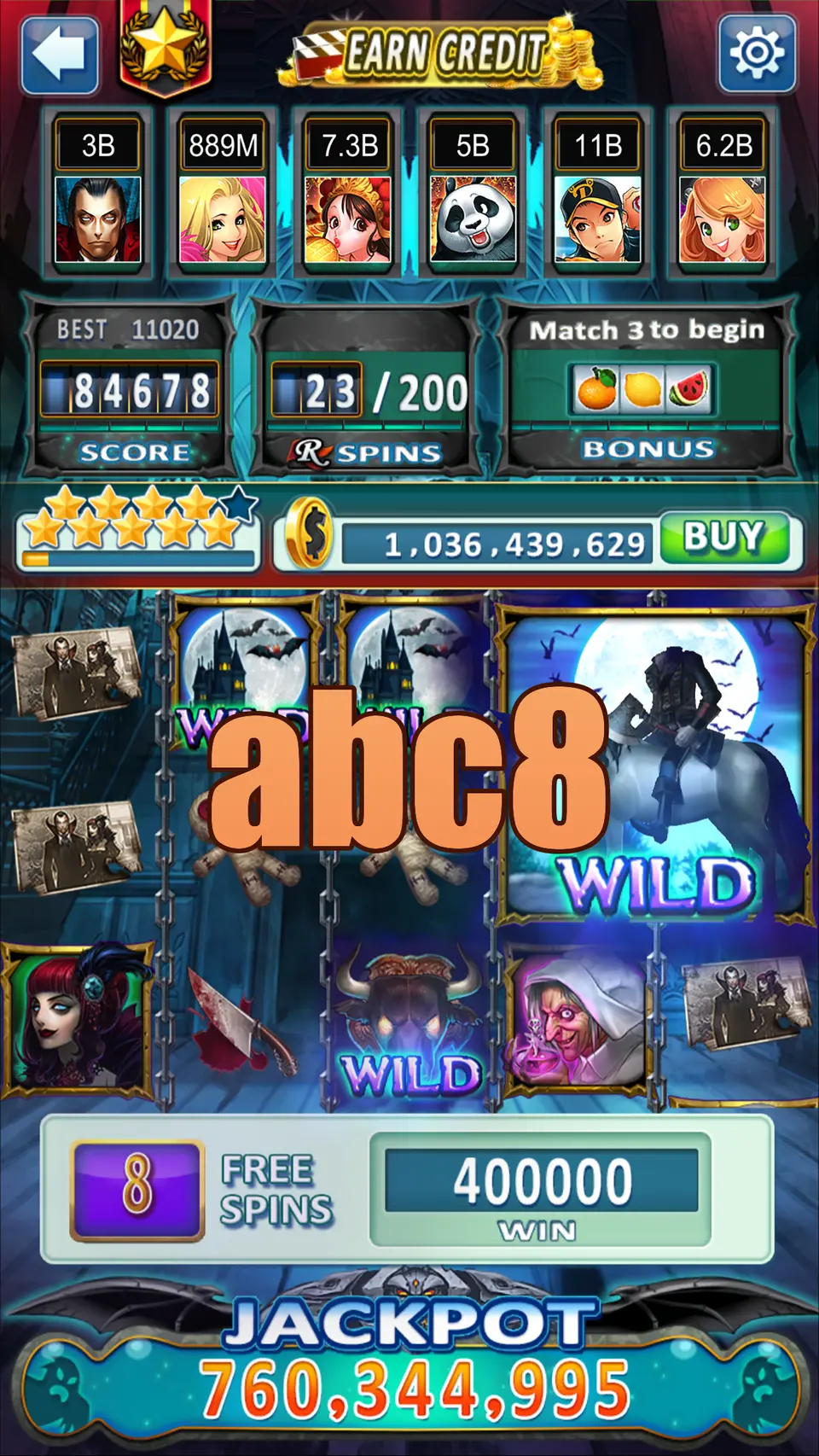 abc8 লগইন
